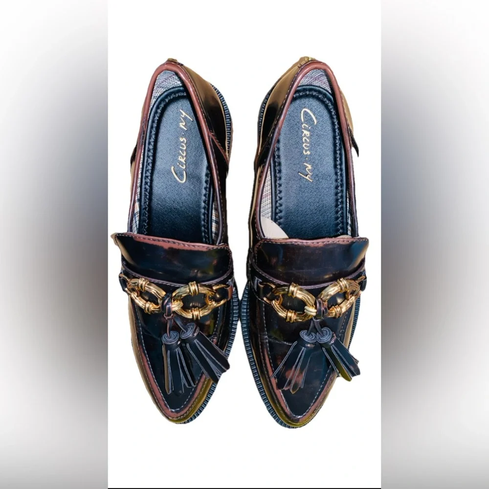 Circus by Sam Edelman Nichola
Chestnut Brush and Gold Slip-On Tassel Loafers - Picture 3 of 8